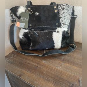 Myra Bag multi patch Cowhide/leather